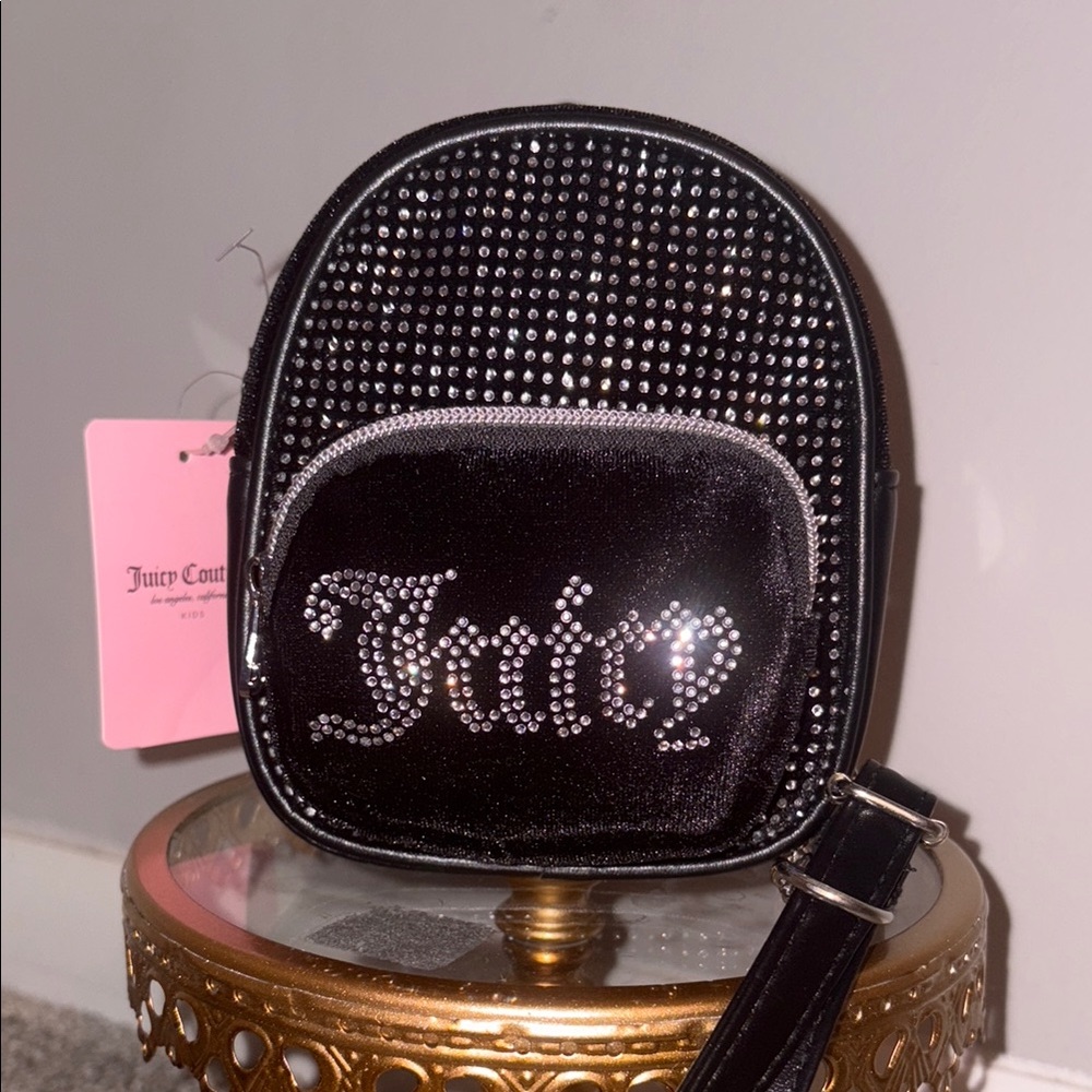 Juicy Couture Black Rhinestone Mini Backpack 🎒 for kids